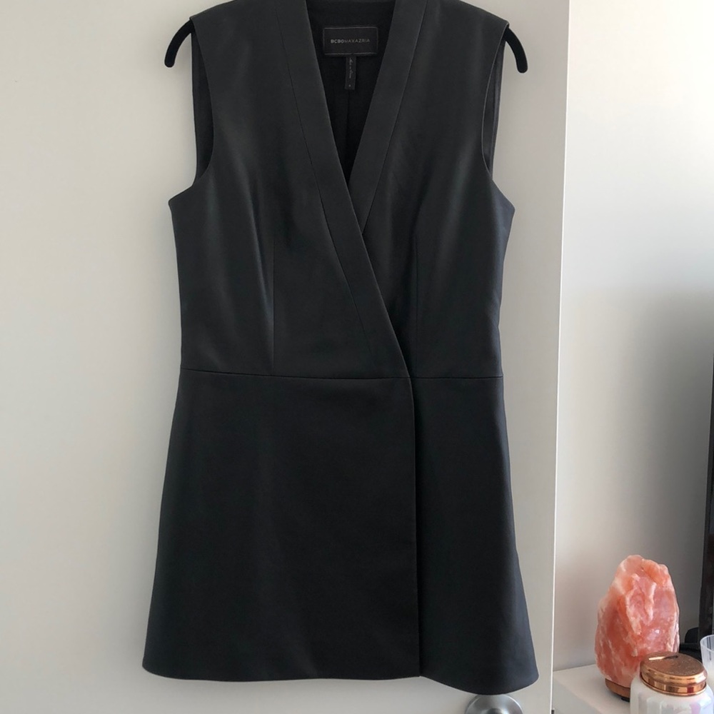 BCBG Leather Dress